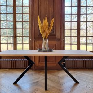 Table étoile bois massif hephy
