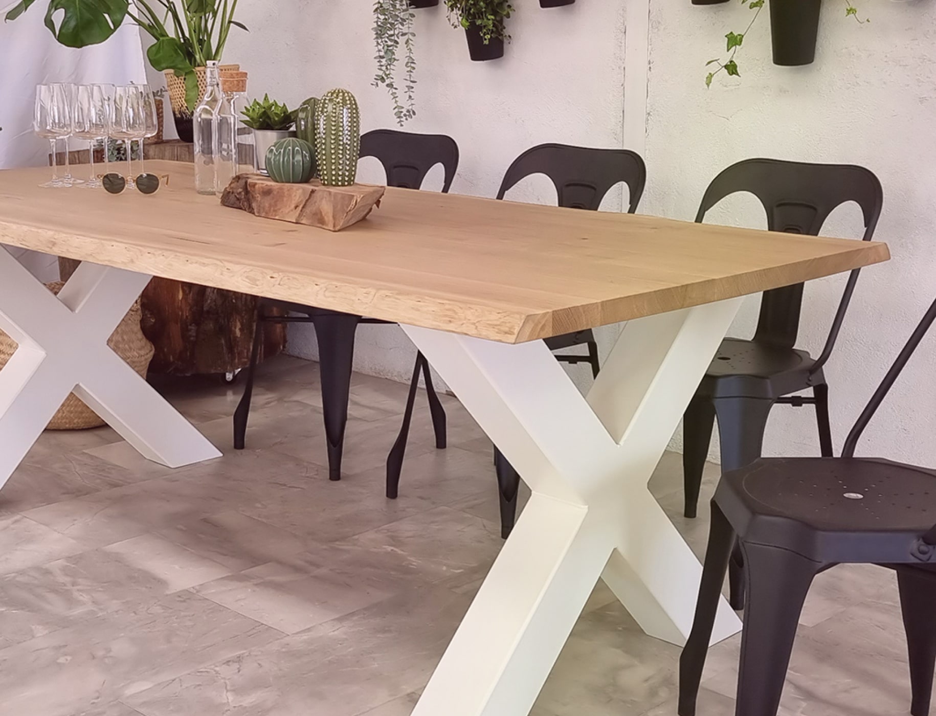 TYPE_01_3701482000225_201_188_164_3quart01-min Table X100 industrielle Hephy pieds blanc