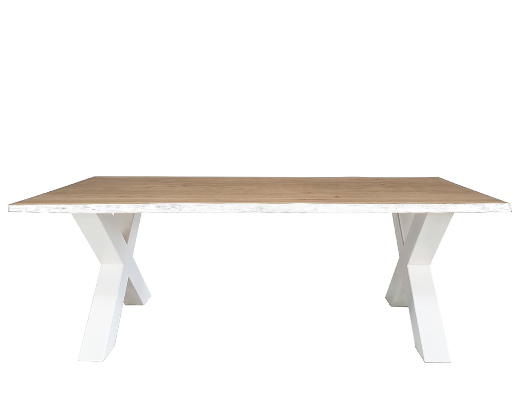 Table X100 industrielle Hephy pieds blanc chant coton coton-min Table X100 industrielle Hephy pieds blanc chant coton